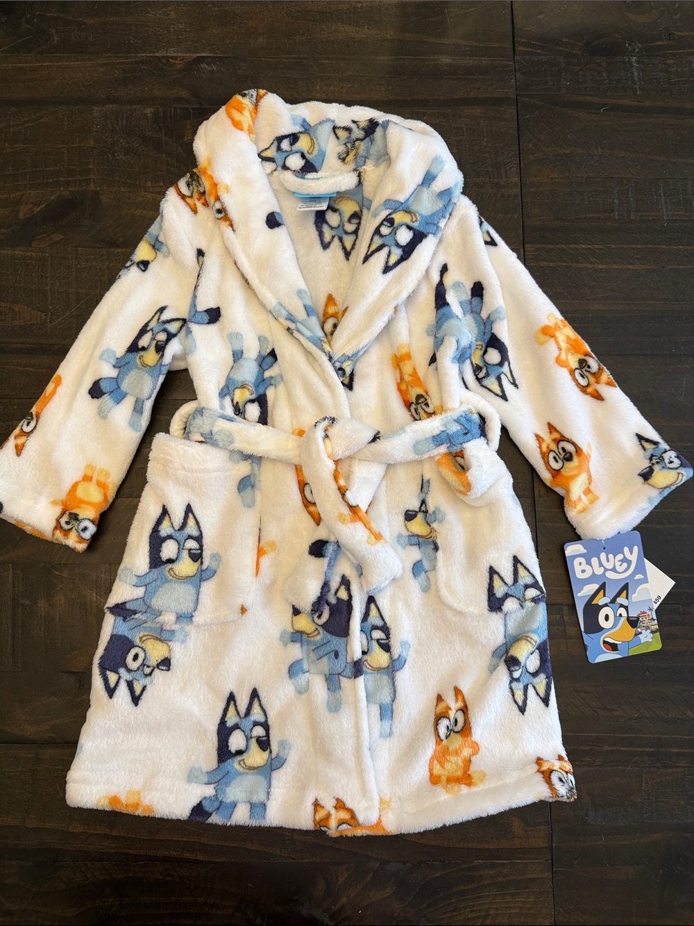 NEW Bluey and Bingo Robe - Size 4